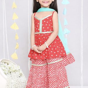 The Bandhani Girl - Red - Image 1