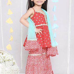 The Bandhani Girl - Red - Image 2