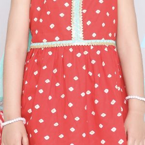 The Bandhani Girl - Red - Image 4