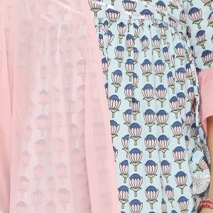 Riwaaz - Light Blue & Pink - Image 4