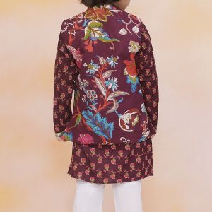 Boys Classic Royal - Maroon - Image 3