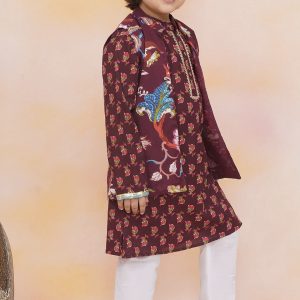 Boys Classic Royal - Maroon - Image 2